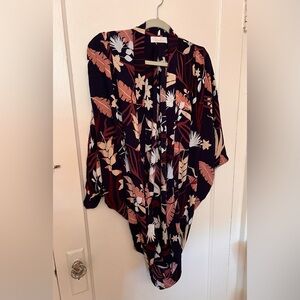 Fighting Eel Ava Sky Floral Kimono Cardigan